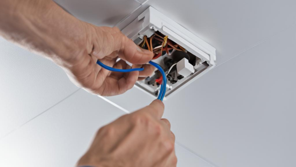 Comment fixer un lustre au plafond avec un crochet : le guide complet | raccordement electrique